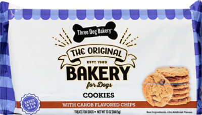 Three Dog Bakery Carob Chip Cookies - 13 Oz - Image 2