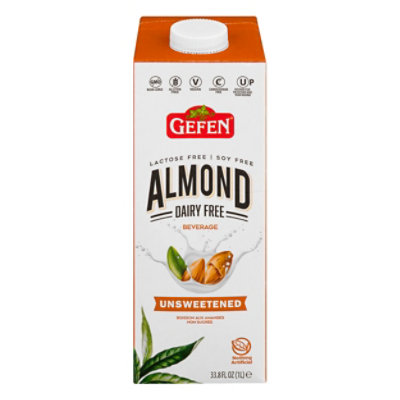 Gefen Almond Milk Unsweetened - 33.8 Oz - Image 3
