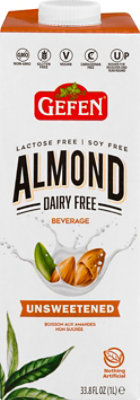 Gefen Almond Milk Unsweetened - 33.8 Oz - Image 2