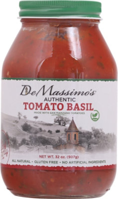 De Massimos Sauce Pasta Tomato Basil - 32 Oz - Image 2