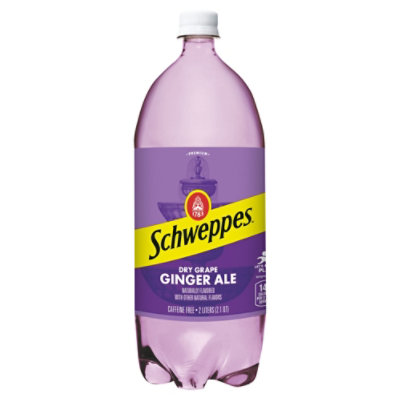Schweppes Grape Ginger Ale Soda - 2 Liter - Image 1