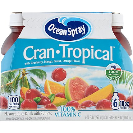 Ocean Spray Cran Tropical - 6-10 Fl. Oz. - Image 6
