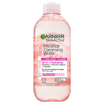 Garnier SkinActive Micellar Cleansing Water with Rose Water and Glycerin - 13.5 Fl. Oz. - Image 1