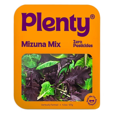 Plenty Mizuna Mix - 4.5 Oz.