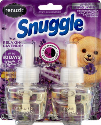 Renuzit Snuggle Scented Oil Plug In Refills Air Fresheners Relaxing Lavender - 2-.67 Fl. Oz. - Image 2