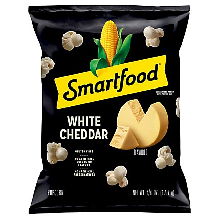 Smartfood Popcorn White Cheddar Plastic Bag - .625 Oz - Image 1