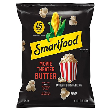 Smartfood Popcorn Movie Theater Butter Flavored - 6.25 Oz