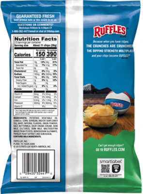 Ruffles Potato Chips Sour Cream And Onion - 2.5 Oz - Image 5
