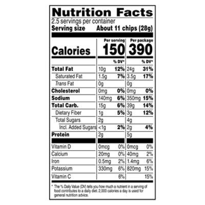 Ruffles Potato Chips Sour Cream And Onion - 2.5 Oz - Image 3