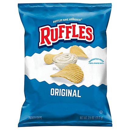 Ruffles Potato Chips Original - 2.5 Oz - Image 1