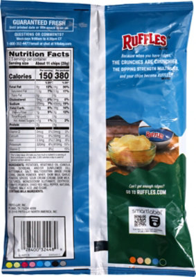 Ruffles Potato Chips Jalapeno Ranch - 2.5 Oz - Image 5