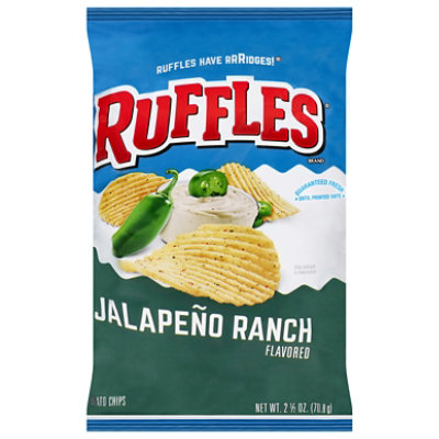 Ruffles Potato Chips Jalapeno Ranch - 2.5 Oz - Image 1