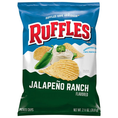Ruffles Potato Chips Jalapeno Ranch - 2.5 Oz