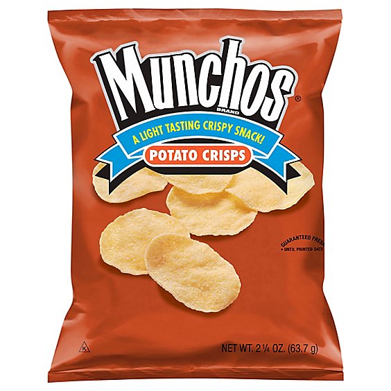 Munchos Potato Crisps Regular Flavored - 2.25 Oz