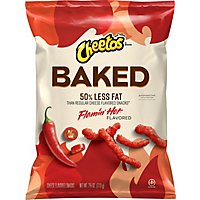 CHEETOS Baked Flamin Hot Cheese Flavored Snacks Plastic Bag - 2.75 Oz - Image 2
