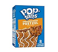 Pop-Tarts Pretzel Toaster Pastries Breakfast Foods Cinnamon Sugar Drizzle 8 Count - 13.5 Oz