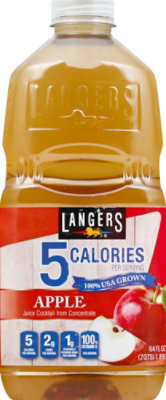 Langers 5 Calories Apple Juice - 64 Fl. Oz. - Image 2