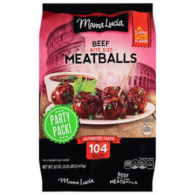 Mama Lucia All Beef Meatballs - Online Groceries | Safeway