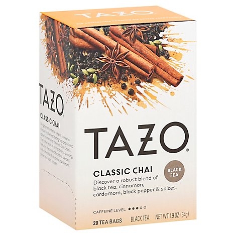 TAZO Tea Bags Black Tea Classic Chai - 20 Count