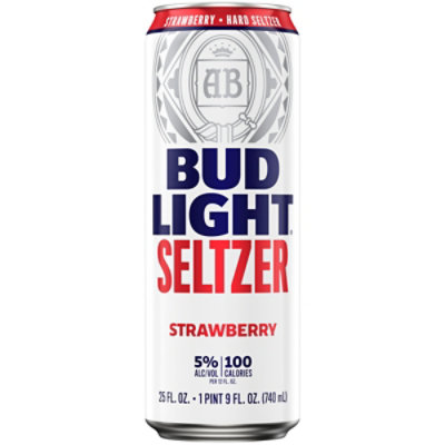 Bud Light Strawberry Seltzer Can - 25 Fl. Oz. - Image 1