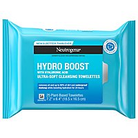 Neutrogena Hydroboost Facial Cleansing Wipes - 25 Count - Image 2