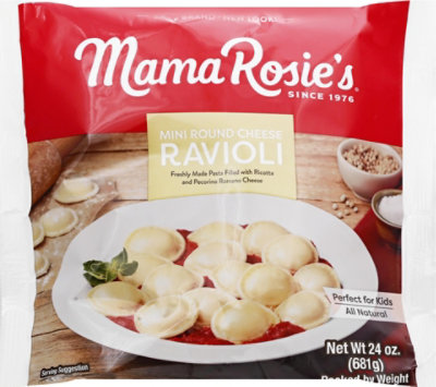 Mama Rosies Ravioli Cheese Round Mini - 24 Oz - Image 2