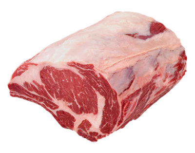 Beef Rib Roast Bone In Service Case - 11.5 Lbs