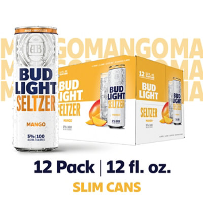 Bud Light Seltzer Mango In Cans - 12-12 Fl. Oz.