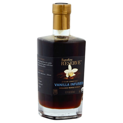 Signature Reserve Syrup Maple Vanilla Infused - 12.7 Fl. Oz.