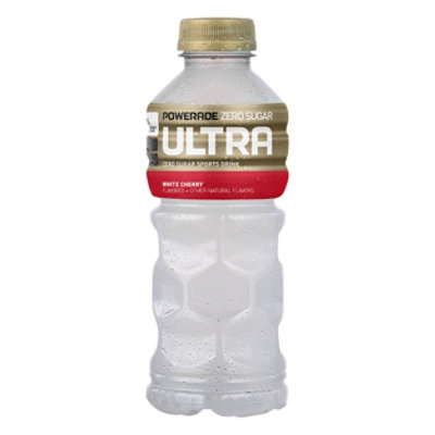 POWERADE Ultra Sports Drink Zero Sugar White Cherry - 20 Fl. Oz.