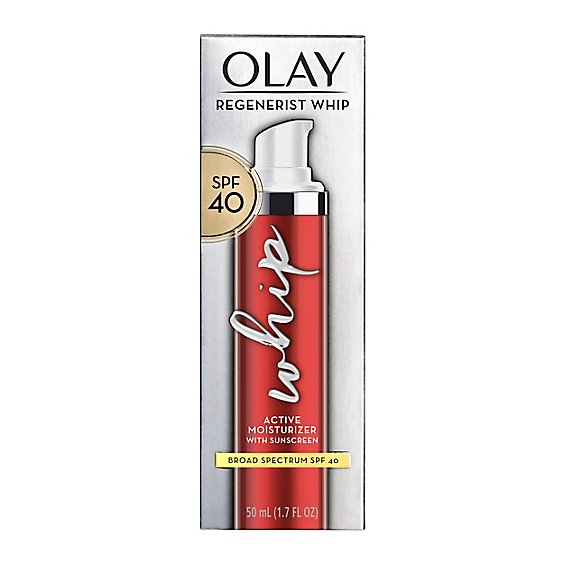 Olay Regenerist Whip Face Moisturizer with Sunscreen SPF 40 - 1.7 Fl. Oz.