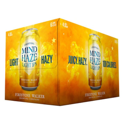 Firestone Walker Flyjack Hazy Beer IPA Cans - 6-12 Fl. Oz.