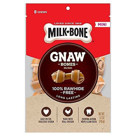 Milkbone Gnawbones Chicken Mini - 5.1 Oz