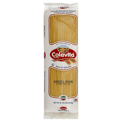 Colavita Pasta Capellini Angl Hair - 1 Lb - Image 1