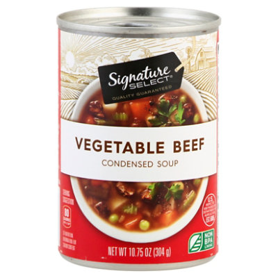 Signature Select Soup Condensed Vegetable Beef - 10.75 Oz