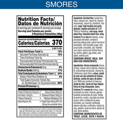 Pop-Tarts Toaster Pastries Frosted Smores Breakfast Foods 12 Count - 20.3 Oz - Image 3