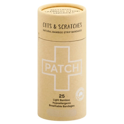 Patch Natural Adhesive Strips - 25 Count