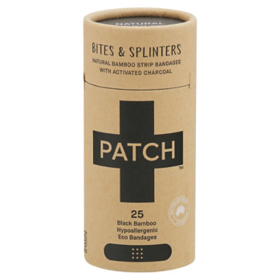 Patch Activated Charcoal Adhesive Strips - 25 Count