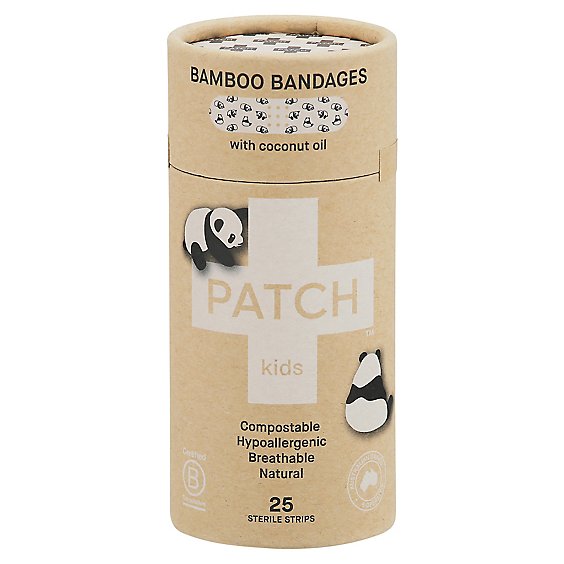 Patch Coconut Oil Kids Adhesive Strips - 25 Count