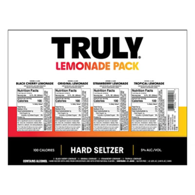 Truly Hard Seltzer Lemonade Variety Pack In Cans - 12-12 Fl. Oz. - Image 2