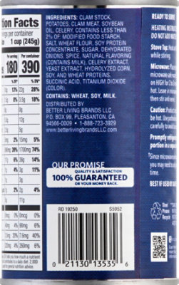 Signature Select Soup Homestyle Clam Chowder - 18.8 Oz - Image 3