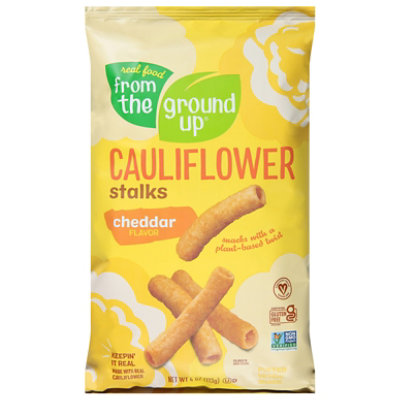 From The Ground Up Cauliflower Stalks Cheddar - 4 Oz