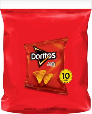 Doritos Tortilla Chips Nacho Cheese - 10-1 Oz - Image 2