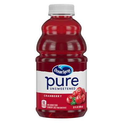 Ocean Spray Juice Pure Cranberry Unsweetened - 32 Fl. Oz. - Image 2