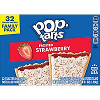 Pop-Tarts Breakfast Toaster Pastries Frosted Strawberry 32 Count - 54.1 Oz - Image 2