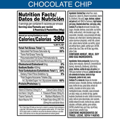 Pop Tarts Frosted Chocolate  Chips Toaster Pastries -8 Count - Image 8