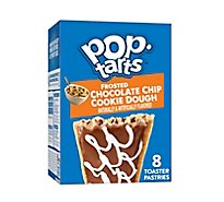 Pop-Tarts Toaster Pastries Breakfast Foods Chip Cookie Dough 8 Count - 13.5 Oz