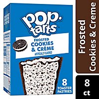 Pop-Tarts Toaster Pastries Breakfast Foods Cookies and Creme 8 Count - 13.5 Oz - Image 2