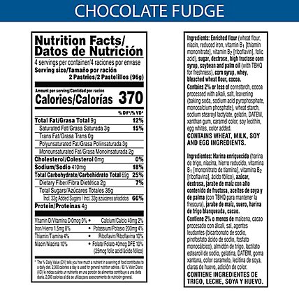 Pop-Tarts Toaster Pastries Breakfast Foods Frosted Chocolate Fudge 8 Count - 13.5 Oz - Image 6