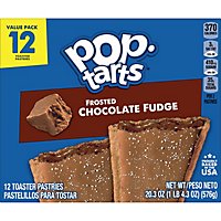 Pop-Tarts Toaster Pastries Breakfast Foods Frosted Chocolate Fudge 12 Count - 20.3 Oz - Image 6